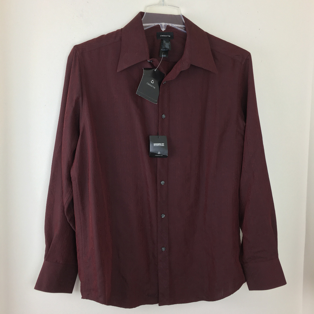NEW Claiborne Mens Modern Fit Shirt L NWT - Picture 1 of 3